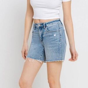 Classic Blue Denim Women's Shorts